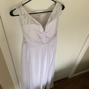 Beautiful brand new lace and silk wedding dress